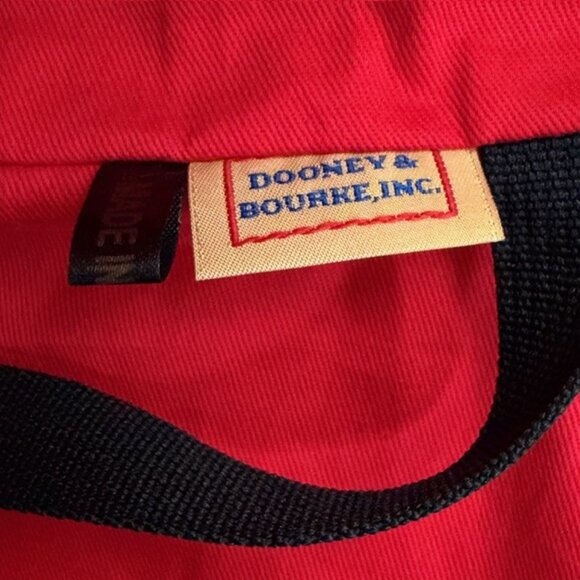 DOONEY and BOURKE Black Nylon Pocket Shopper Tote Bag XL - Picture 12 of 13